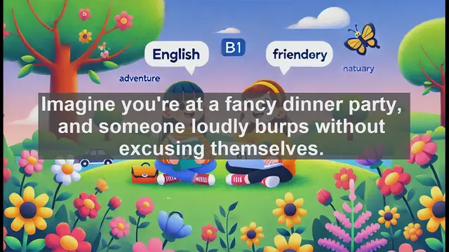 Video thumbnail for 2500 Must Know CEFR B1 Vocabulary - Understanding 'Rude': A Guide to Impolite Behavior in English