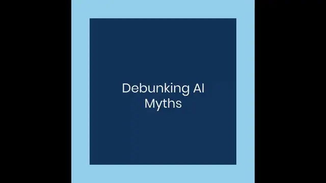 Video thumbnail for Artificial Intelligence Misconceptions