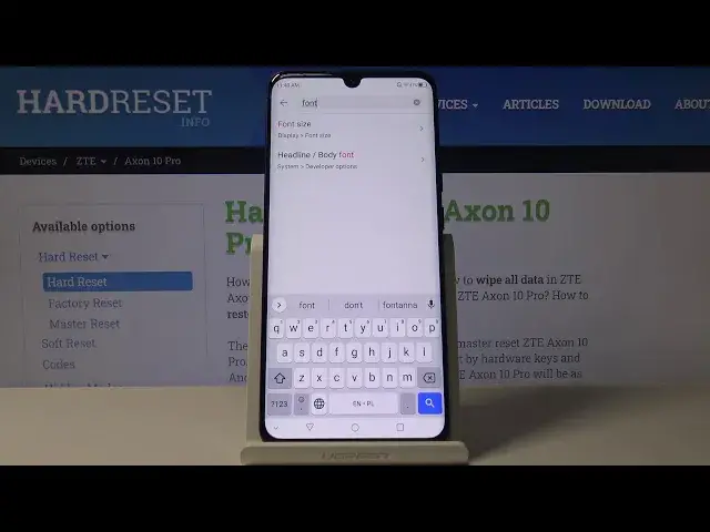 'Video thumbnail for How to Change Font Size in ZTE Axon 10 Pro – Change Text Size'