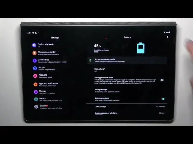 Video thumbnail for How to Show/Hide the Battery Percentage on a LENOVO Yoga Tab 11