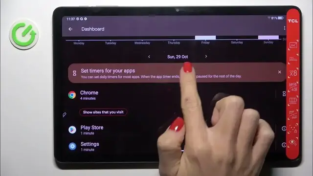 Video thumbnail for How To Check Total Screen Time In TCL Tab 10L Gen 2