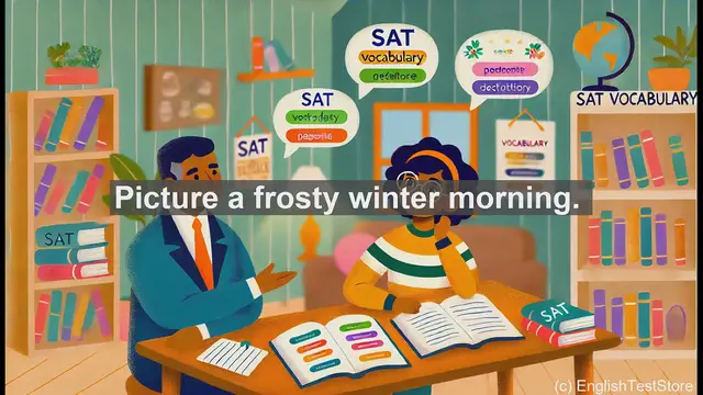 Video thumbnail for 5000 Must Know SAT Vocabulary - Icily: The Adverb That Brings a Chill to Your Sentences