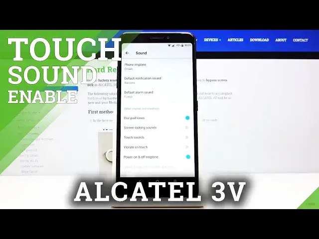 Video thumbnail for How to Enable Touch Sounds in ALCATEL 3V