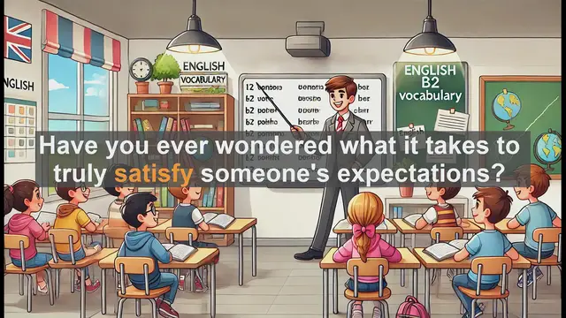'Video thumbnail for 1500 Must Know CEFR B2 Vocabulary - Understanding the Word 'Satisfy': Meaning, Usage, and Common Mistakes'