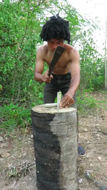 Video thumbnail for Real forest MAN #outdoors #camping #survival