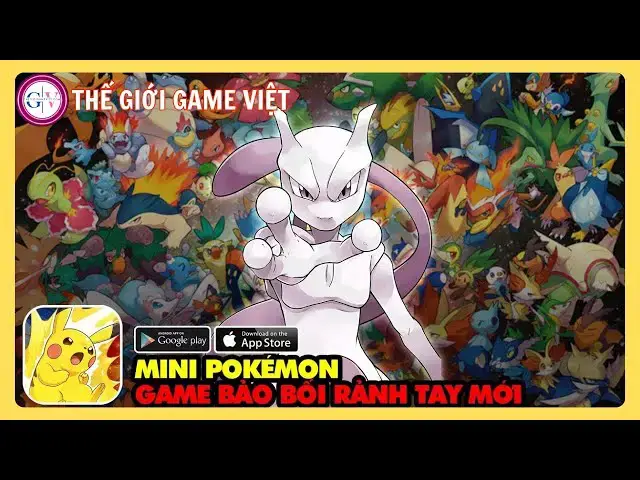 Video thumbnail for Mini Pokémon Việt Hóa | Game Pokémon Mobile Nhẹ, Dễ Chơi, Gợi Nhớ Tuổi Thơ!