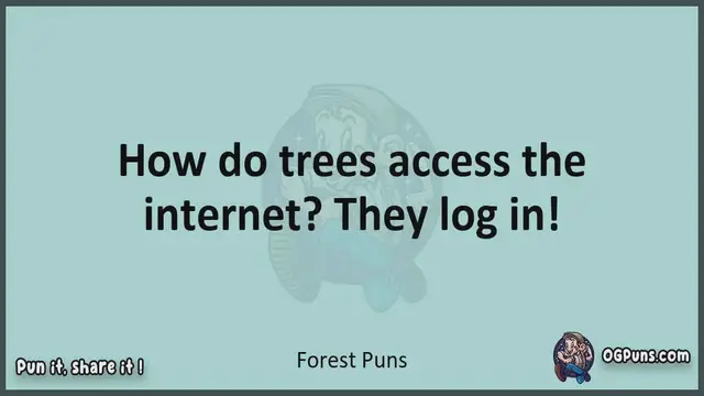 Video thumbnail for Forest - Jokes, Puns, Wordplays, and Laughter
