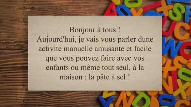 'Video thumbnail for Comment faire de la pâte à sel : LA recette facile'