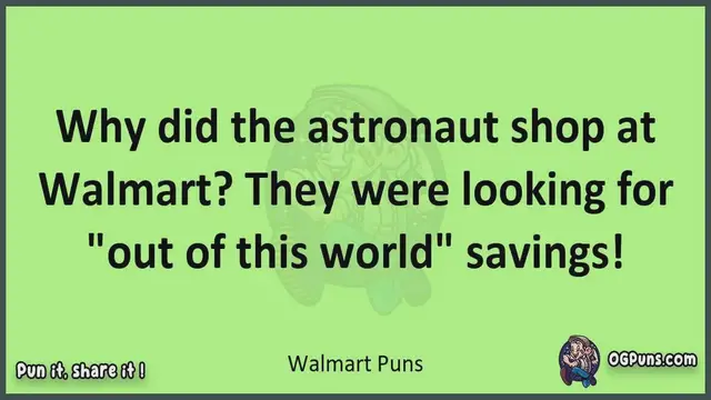Video thumbnail for Walmart - Jokes, Puns, Wordplays, and Laughter