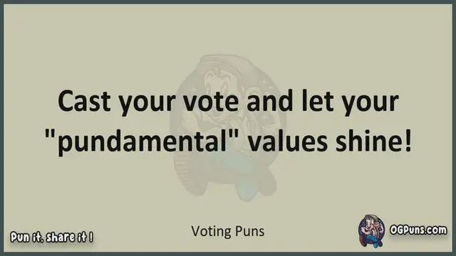 Video thumbnail for Voting - Jokes, Puns, Wordplays, and Laughter