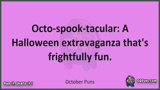 Video thumbnail for October - Jokes, Puns, Wordplays, and Laughter
