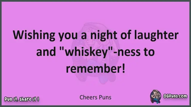 Video thumbnail for Cheers - Jokes, Puns, Wordplays, and Laughter