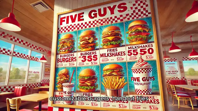 Video thumbnail for Five Guys Menu