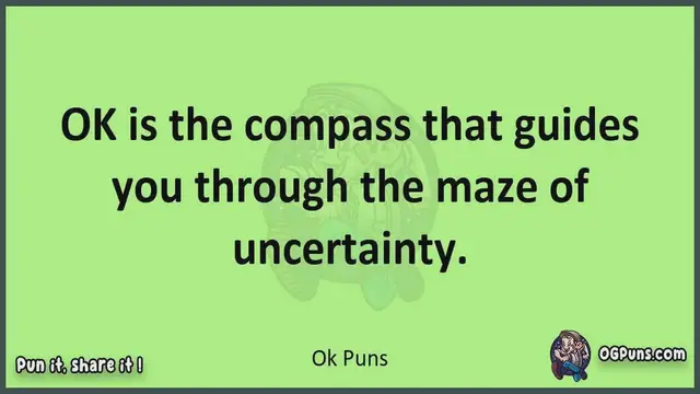 Video thumbnail for Ok - Jokes, Puns, Wordplays, and Laughter