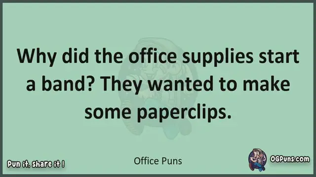 Video thumbnail for Office - Jokes, Puns, Wordplays, and Laughter