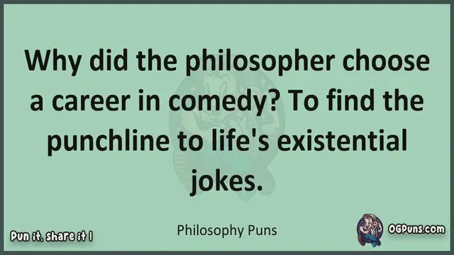 Video thumbnail for Philosophy - Jokes, Puns, Wordplays, and Laughter