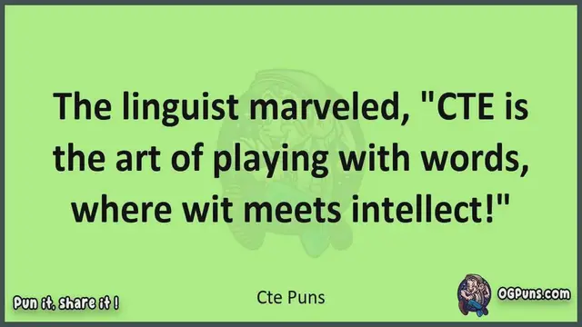 Video thumbnail for Cte - Jokes, Puns, Wordplays, and Laughter