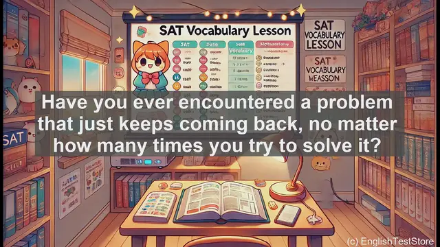 Video thumbnail for 5000 Must Know SAT Vocabulary - Recur vs. Recure: SAT Vocabulary Explained