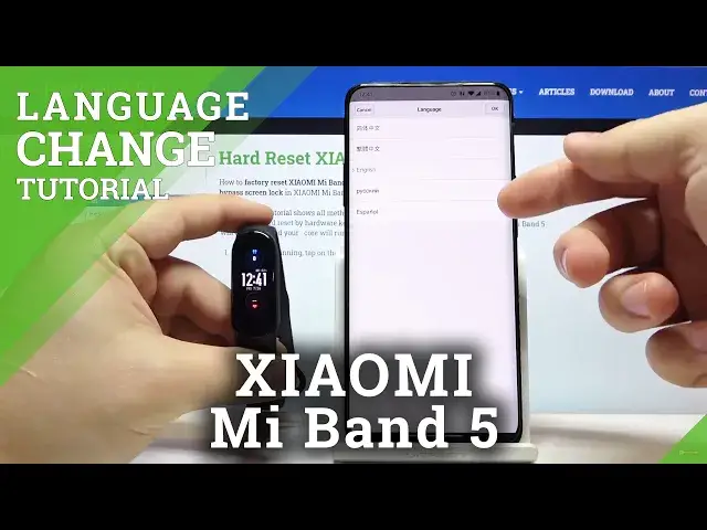 Video thumbnail for How to Change Language in XIAOMI Mi Band 5 – Locate Language List
