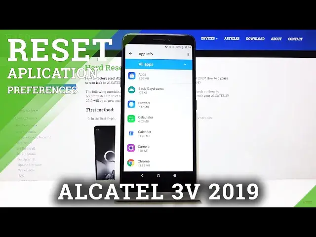 'Video thumbnail for How to Reset App Preferences in ALCATEL 3V 2019 – Restore Apps Defaults'
