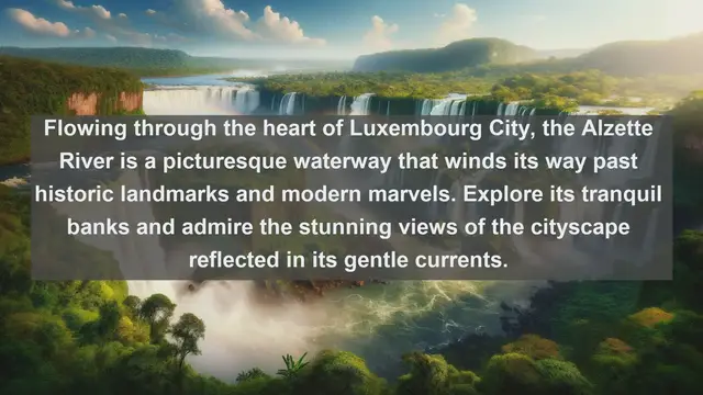Video thumbnail for Exploring Nature's Treasures: Top 10 Famous Rivers in Luxembourg
