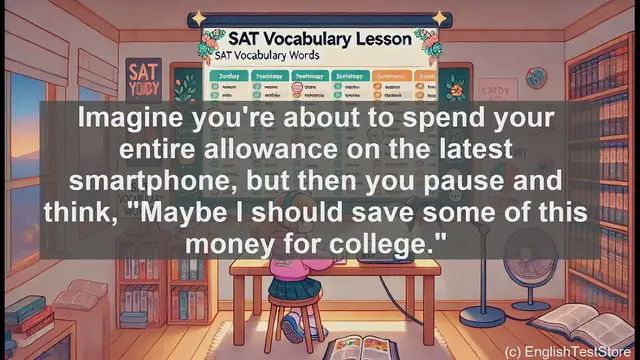 Video thumbnail for 5000 Must Know SAT Vocabulary - Prudence: The Art of Wise Decision-Making