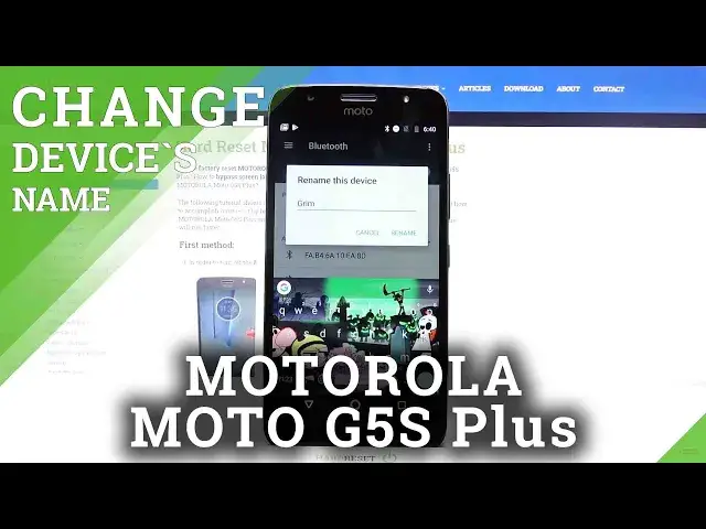 'Video thumbnail for How to Rename Your Motorola Moto G5S Plus - Change Device Name'