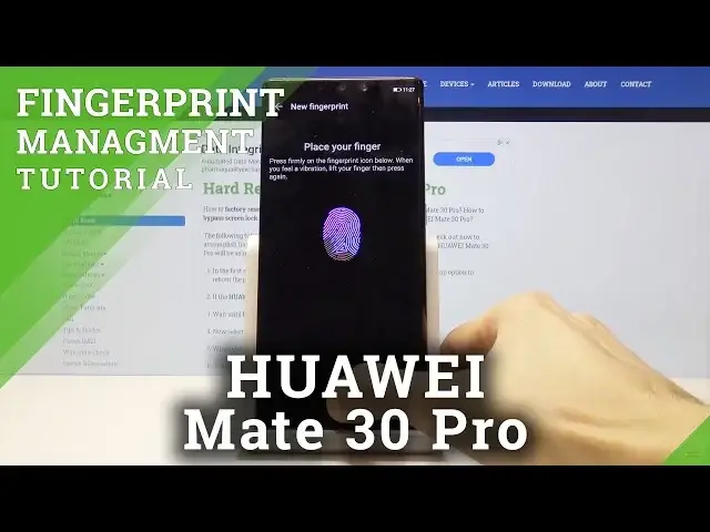 'Video thumbnail for How to Add Fingerprint Lock on HUAWEI Mate 30 Pro - Set Fingerprint'