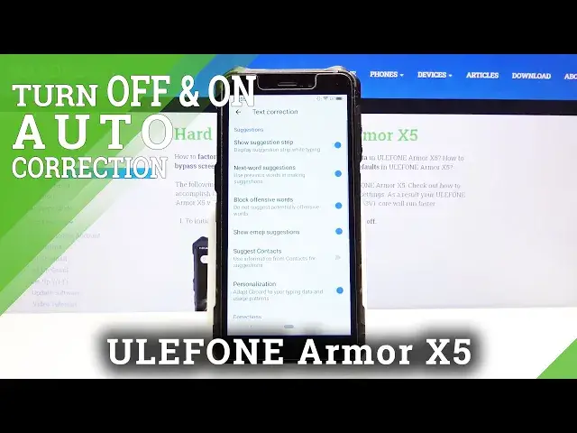 Video thumbnail for How to Enter Text Correction Options in ULEFONE Armor X5 – Autocorrection