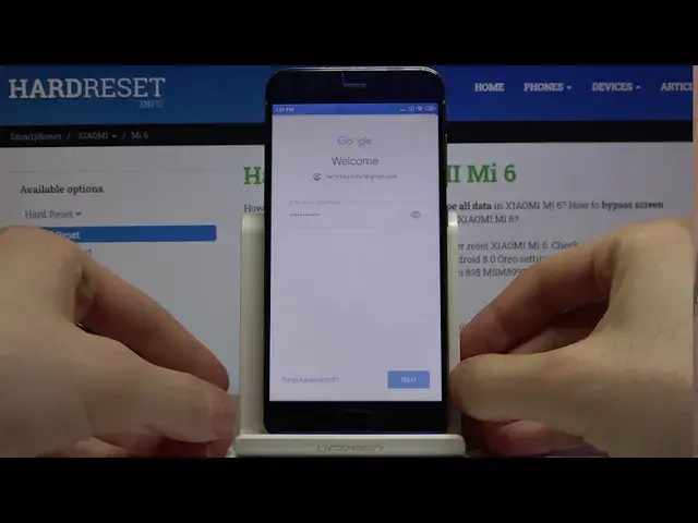 'Video thumbnail for How to Add & Remove Google Account in XIAOMI MI 6 - User Data'
