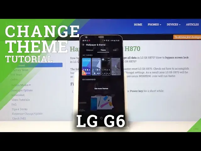 'Video thumbnail for How to Change Device Theme in LG G6 - Personalize LG Smartphone'