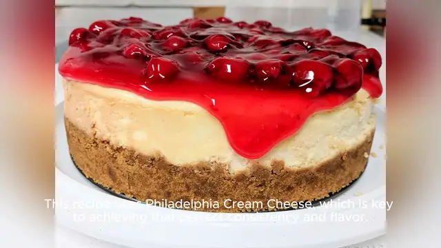 Video thumbnail for philadelphia cheesecake recipe