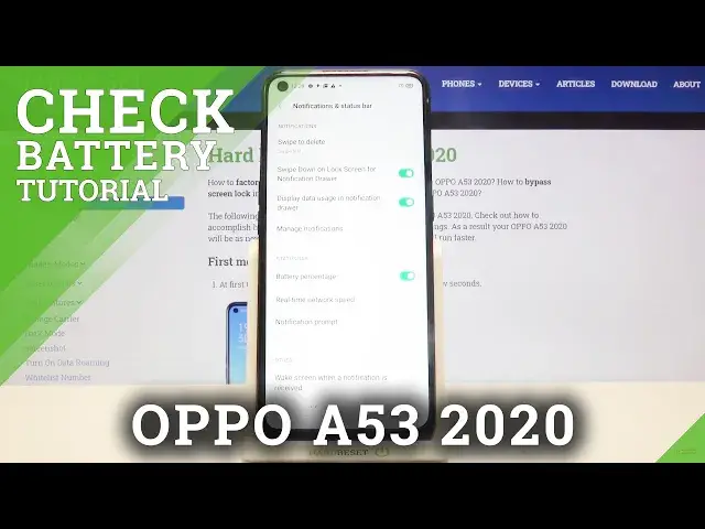 'Video thumbnail for How to Turn On Battery Percentage on OPPO A53 2020 – Enable Battery Percentage'