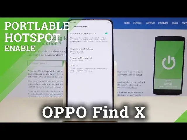 Video thumbnail for How to Use the Portable Hotspot in OPPO Find X - Share Internet Connection