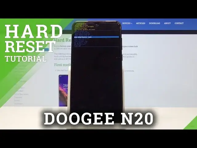 Video thumbnail for How to Remove Screen Lock in DOOGEE N20 - Hard Reset / Delete Storage