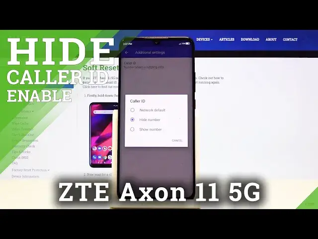 Video thumbnail for How to Hide or Show Caller ID in ZTE Axon 11 5G – Caller ID