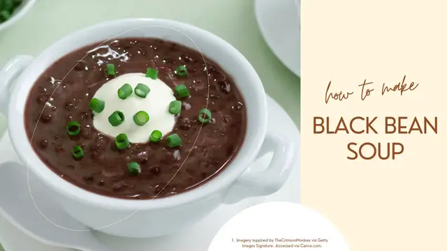 Video thumbnail for Black Bean Soup