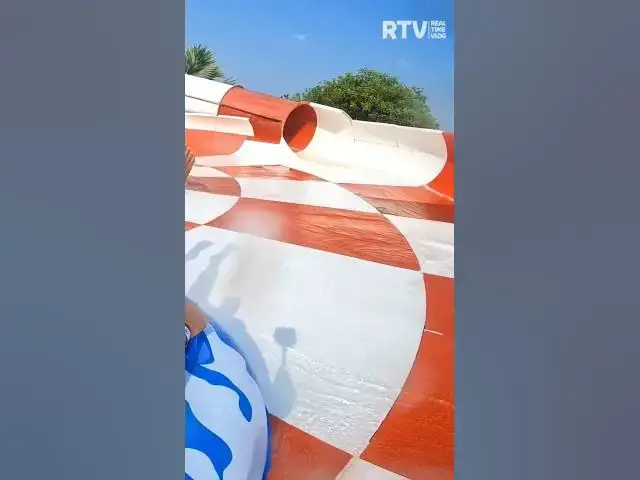 Video thumbnail for RACE BOWL 😲 WATER SLIDE #waterpark #viral #youtubeshorts