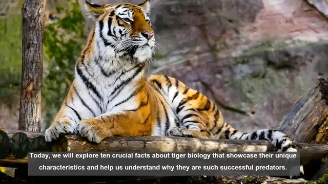 Video thumbnail for 10 Key Facts About Tiger Biology: Adaptations of Nature's Perfect Predator