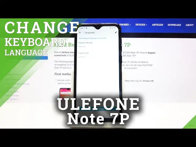 Video thumbnail for How to Change Keyboard Language in ULEFONE Note 7P  – Keyboard Dictionary