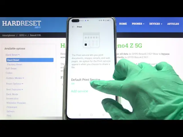 Video thumbnail for How to Connect Printer with OPPO Reno4 Z  – Pair Printer
