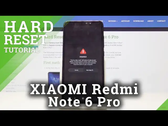'Video thumbnail for How to Hard Reset Xiaomi Redmi Note 6 Pro – Factory Reset'