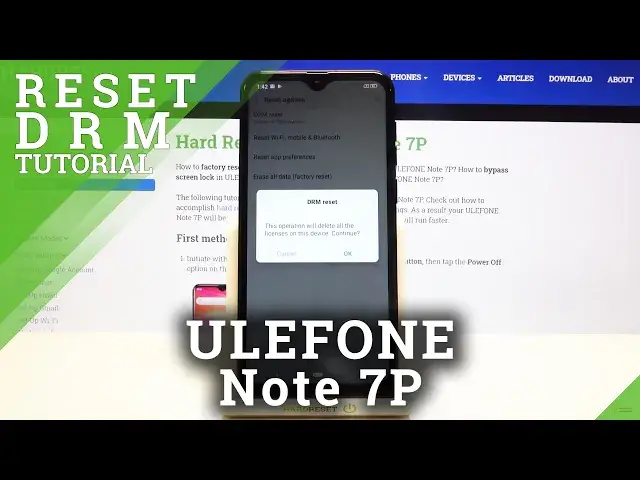 Video thumbnail for How to Reset DRM in ULEFONE Note 7P – Restore DRM License