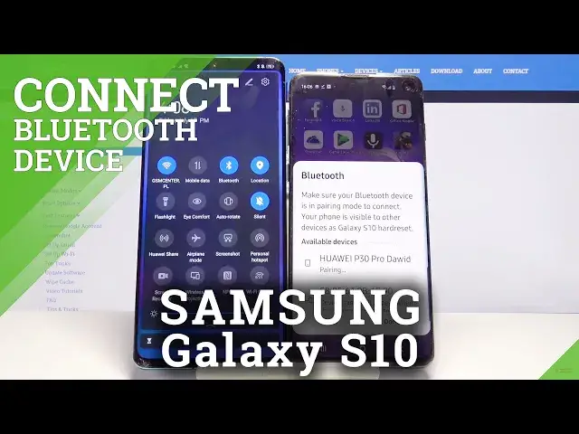'Video thumbnail for How to Connect Bluetooth Device with SAMSUNG Galaxy S10 – Bluetooth Settings'