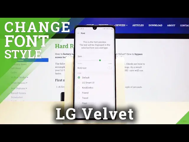 Video thumbnail for How to Customize Font Style in LG Velvet – Open Font Settings