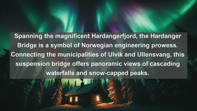 Video thumbnail for Majestic Marvels: Top 10 Famous Bridges in Norway