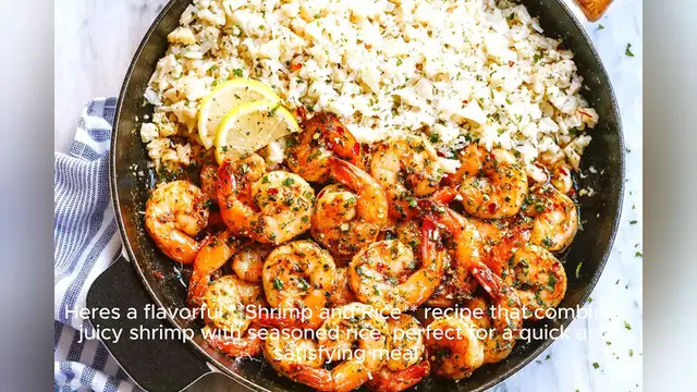 Video thumbnail for shrimp and rice recipe