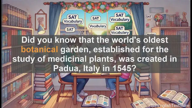 Video thumbnail for 5000 Must Know SAT Vocabulary - SAT Vocabulary: Understanding 'Botanical' and Its Uses