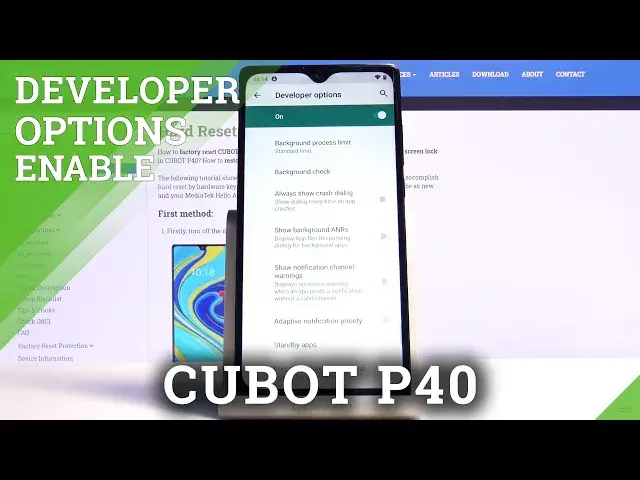 'Video thumbnail for How to Unlock Developer Options in CUBOT P40 - Access Developer Hidden Menu'