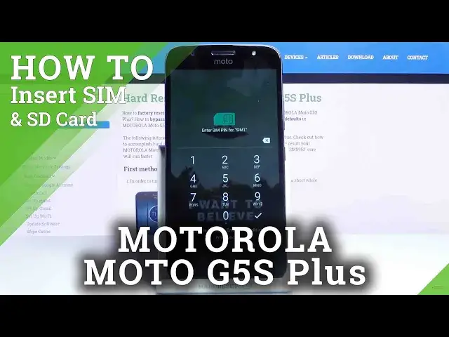 'Video thumbnail for How to Insert SIM and SD Cards to MOTOROLA Moto G5S Plus – Set Up SIM and SD Card'